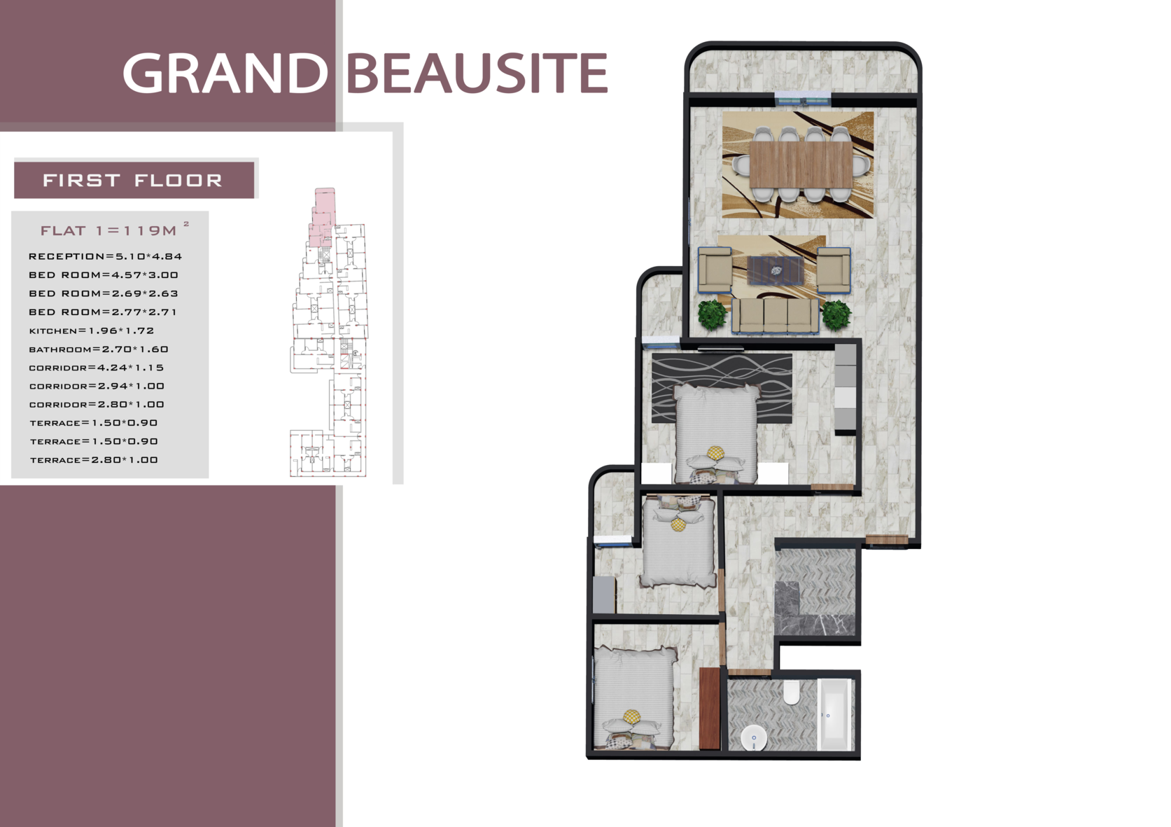 Grand Beausite — نموذج وحدة 5